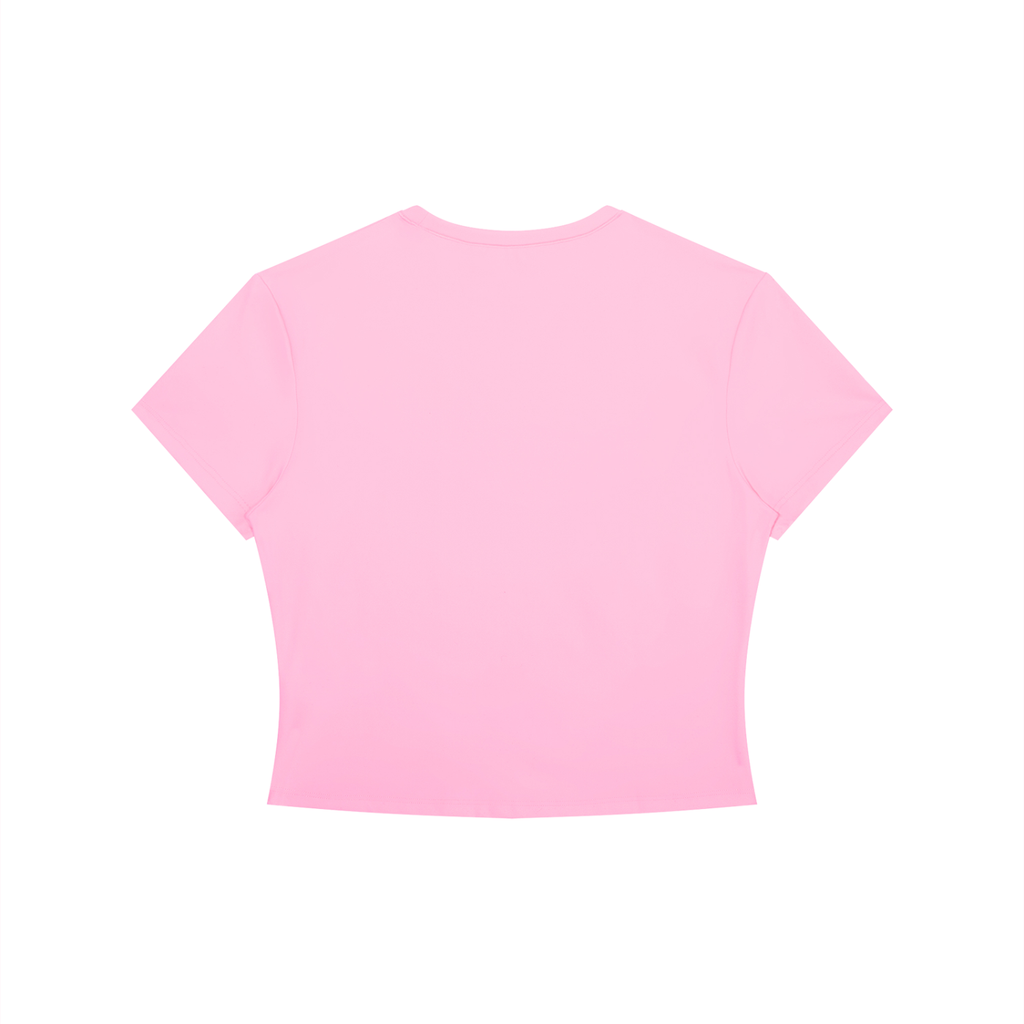 Crop Tee Sport Col Rond