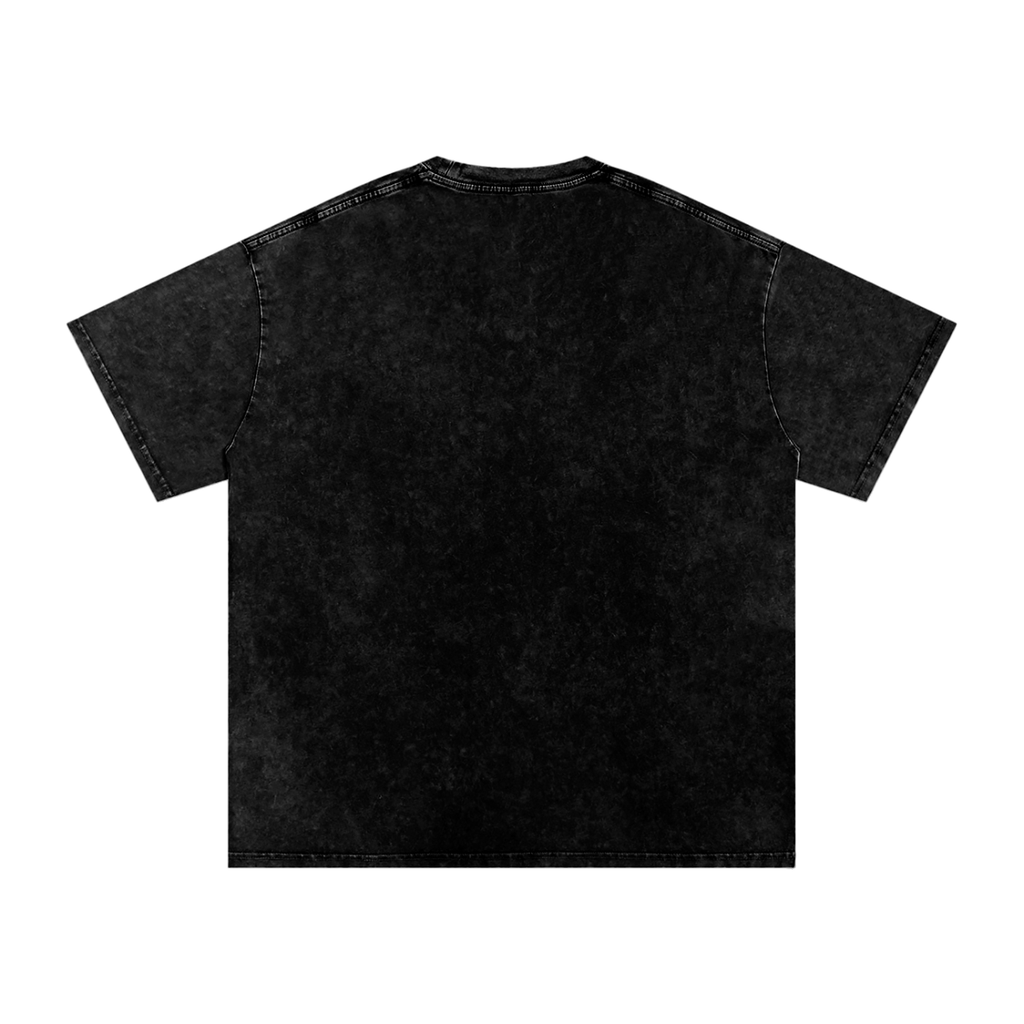 Tee Oversize Délavé Neige — Manifeste