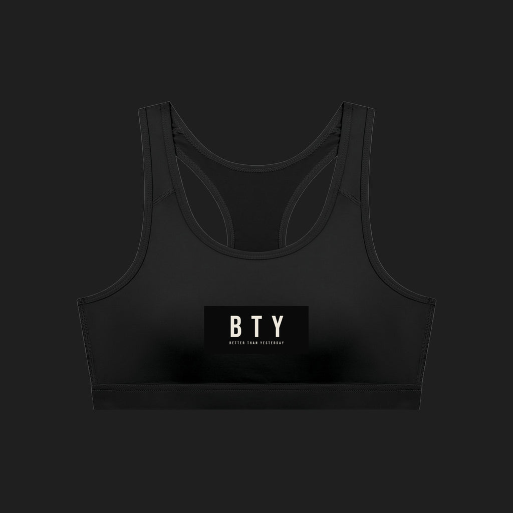 CADENCE — Brassière Crop, fond Carbon Steel