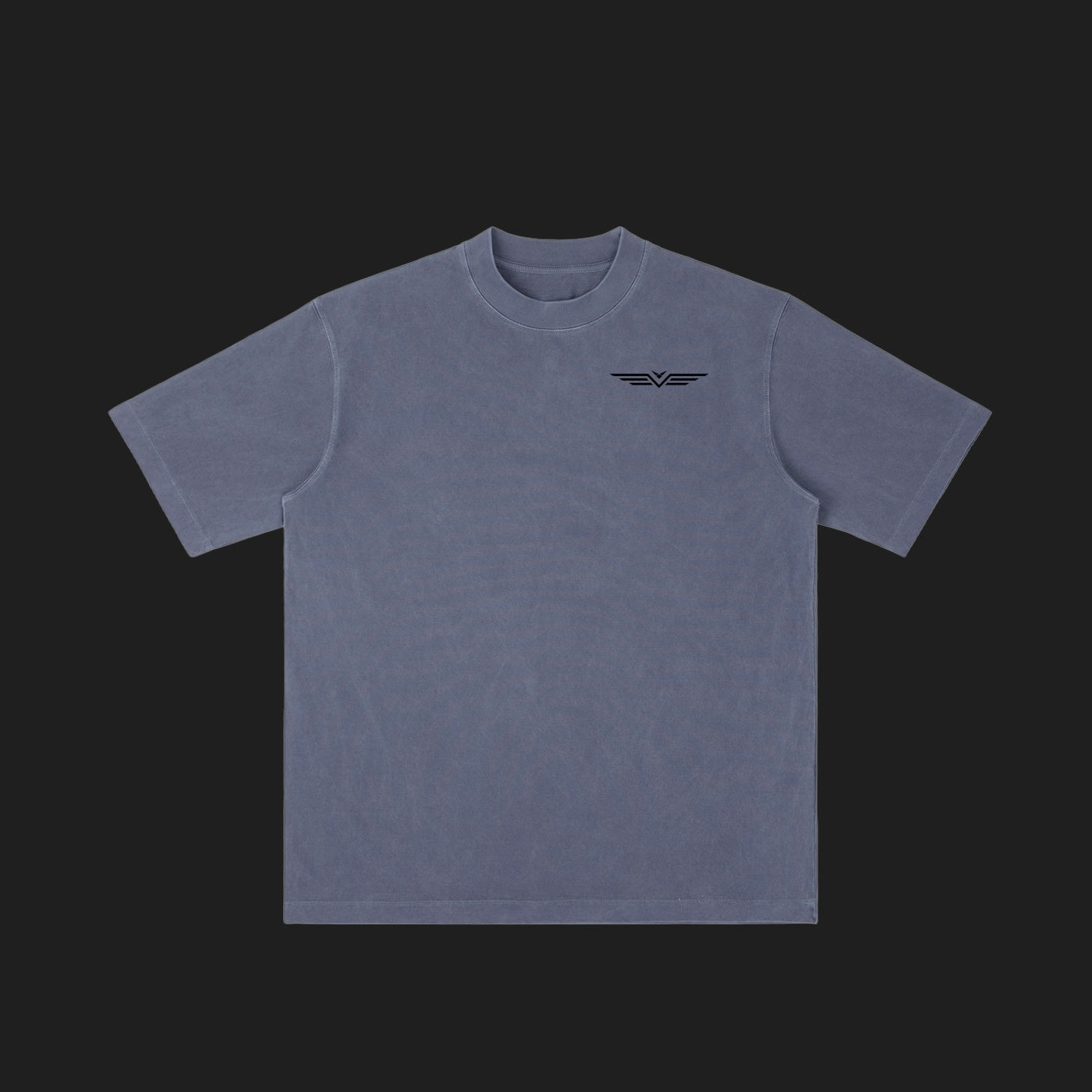 GARDE — Tee Délavé Vintage BTY sur fond carbone