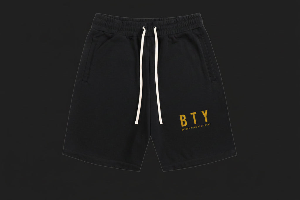 SILENCE — Short Coton BTY sur fond carbone