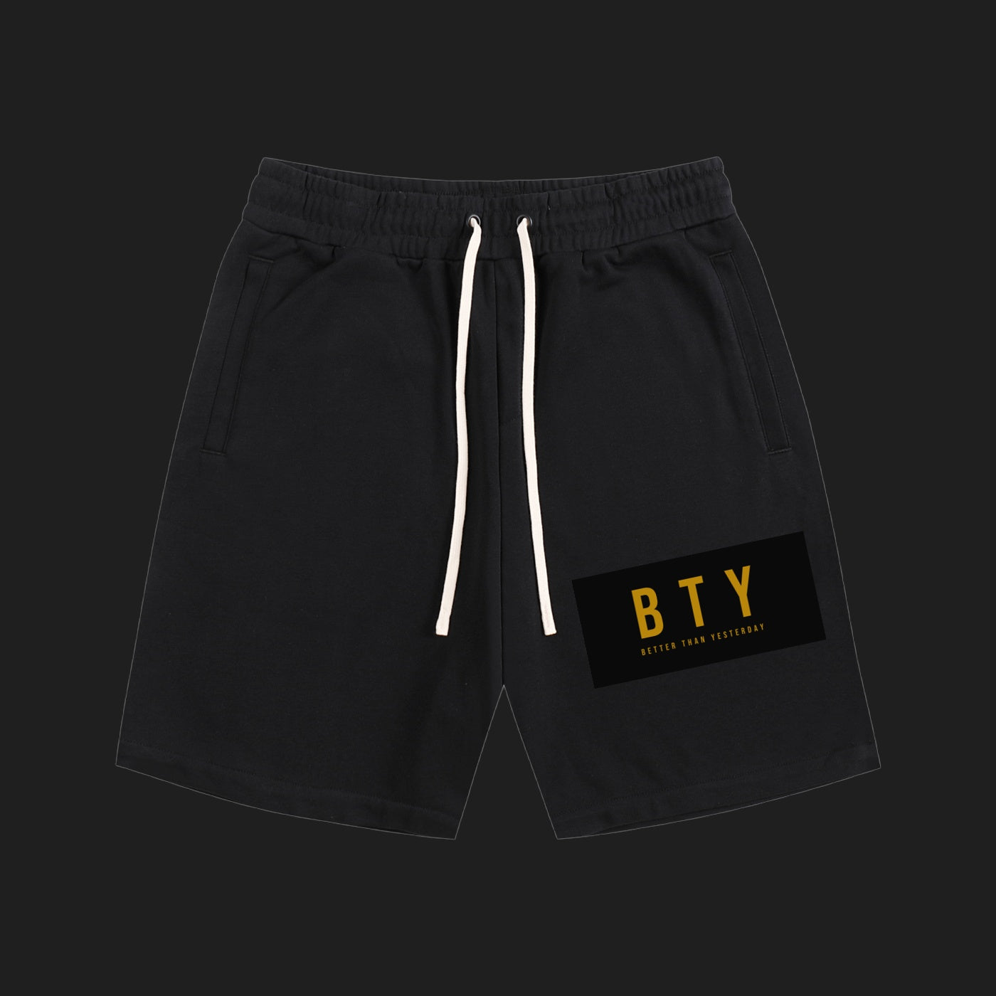 SILENCE — Short Coton BTY sur fond carbone