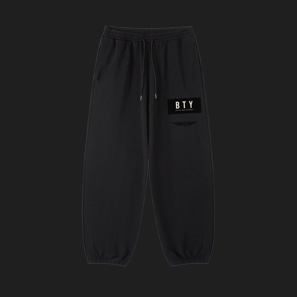 TRÊVE — Jogger Molleton, fond Carbon Steel