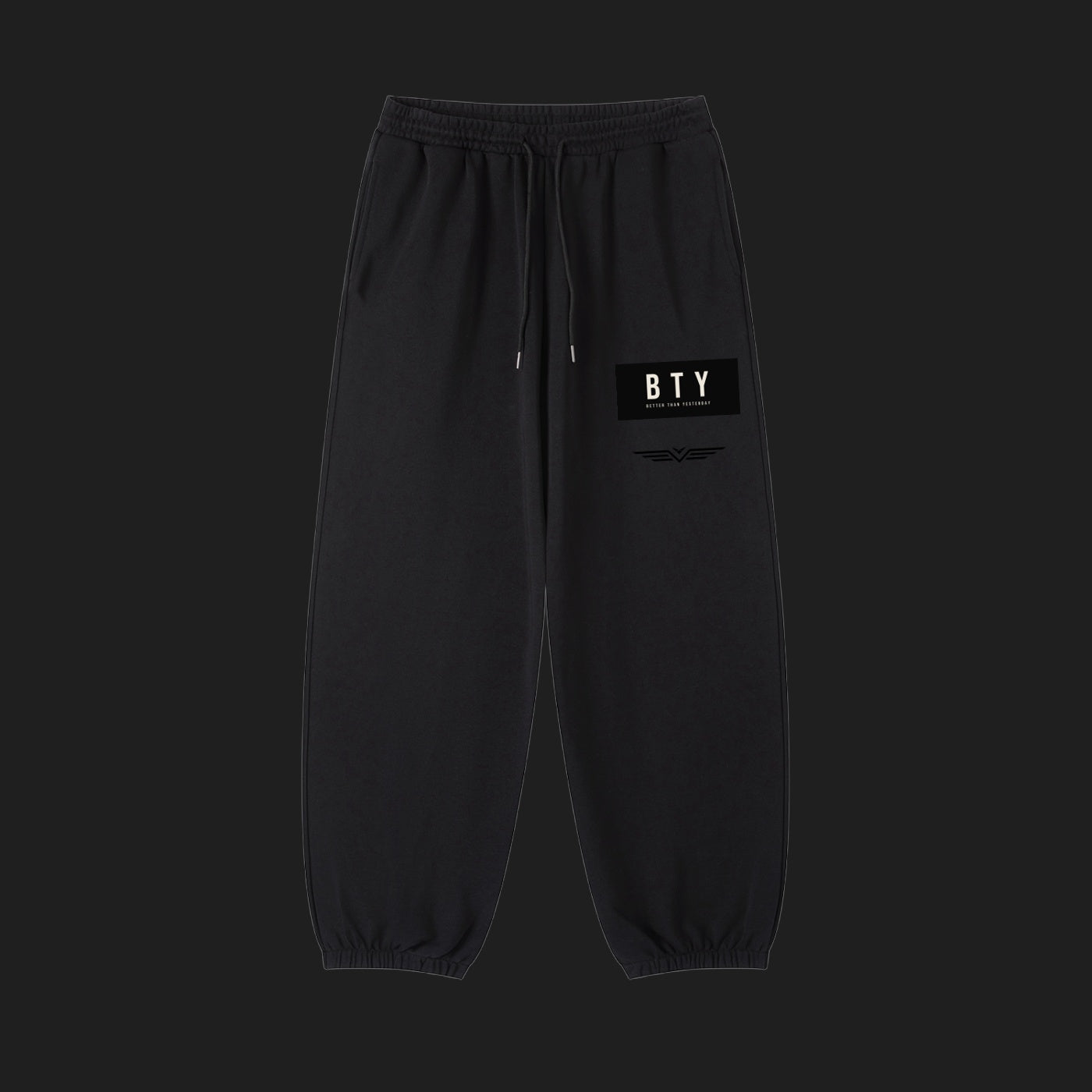 TRÊVE — Jogger Molleton, fond Carbon Steel