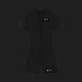TRÊVE — Romper Quart-Zip, fond Carbon Steel