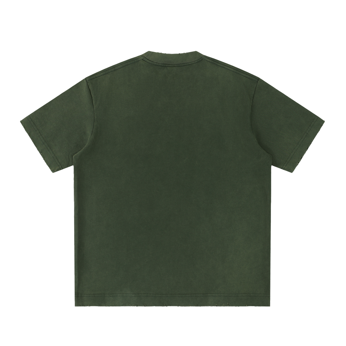 Tee Délavé Bords Francs