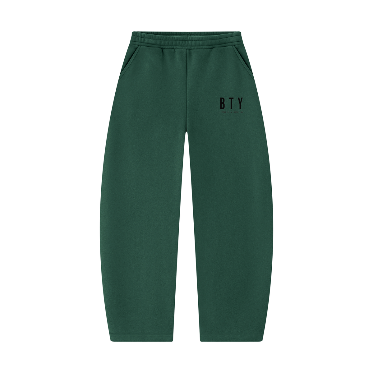 Jogger Barrel Leg Molleton — Signature