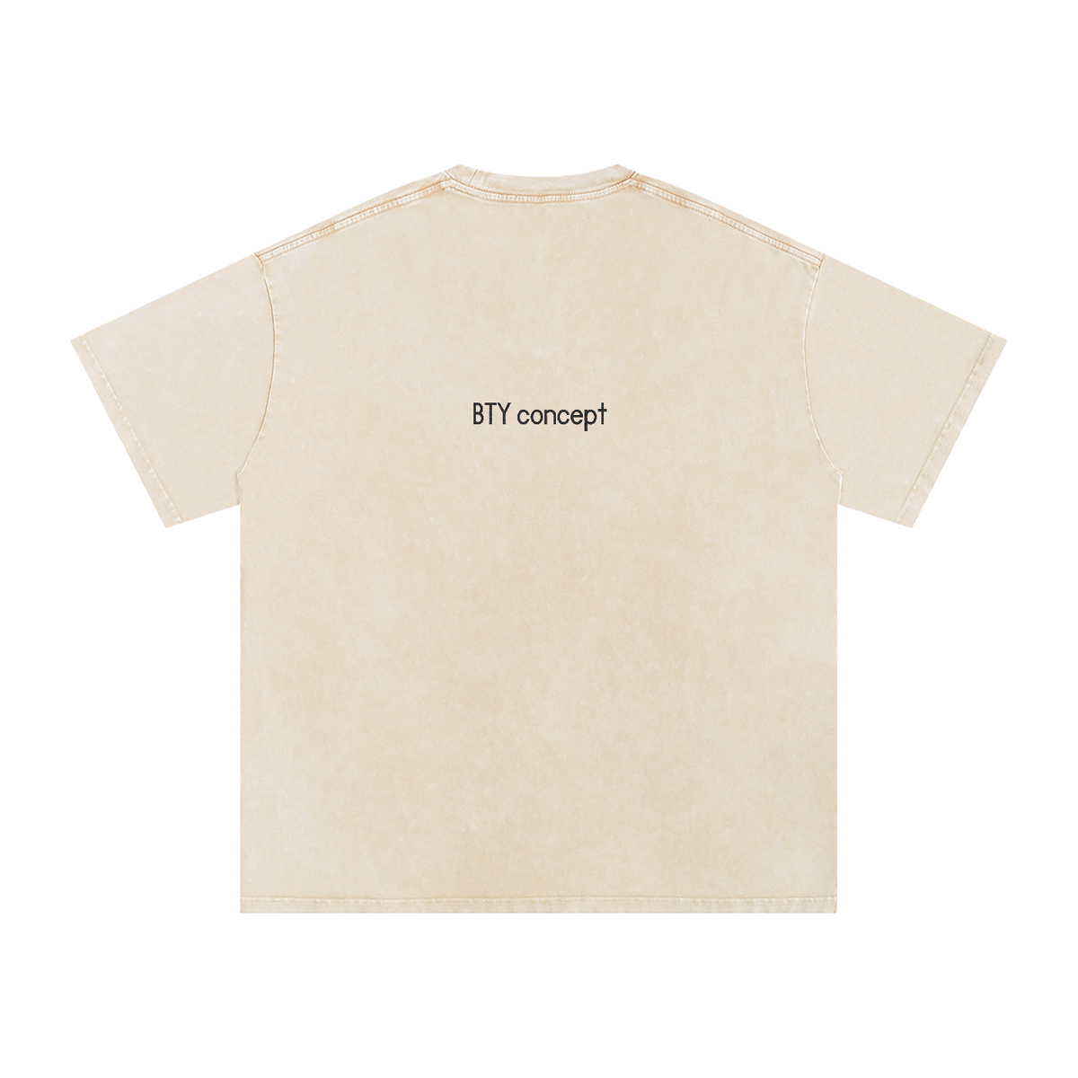 Tee Oversize Délavé Neige — Étendard