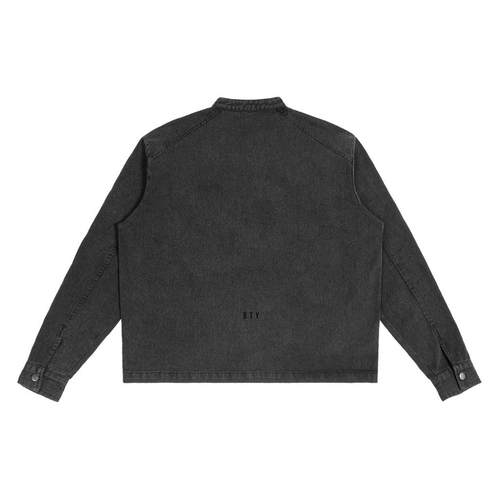 Veste en Jean Délavé Crop