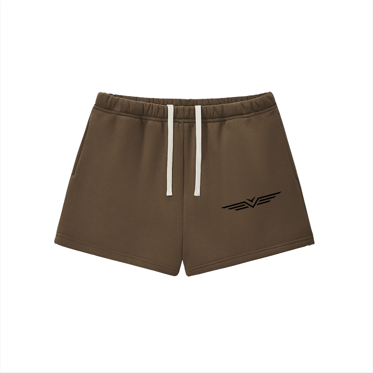 Short Molleton à Cordon — Glyphe Noir