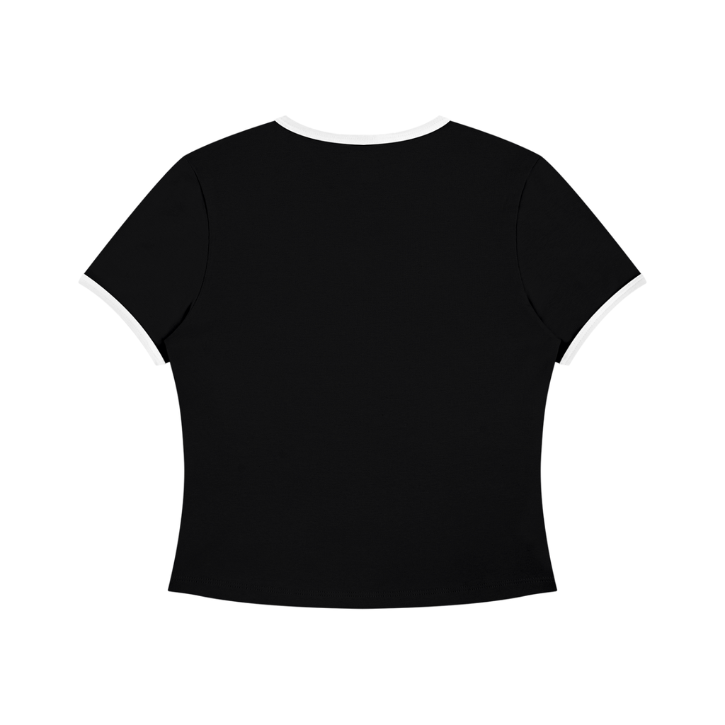 Tee Bicolore Col Rond