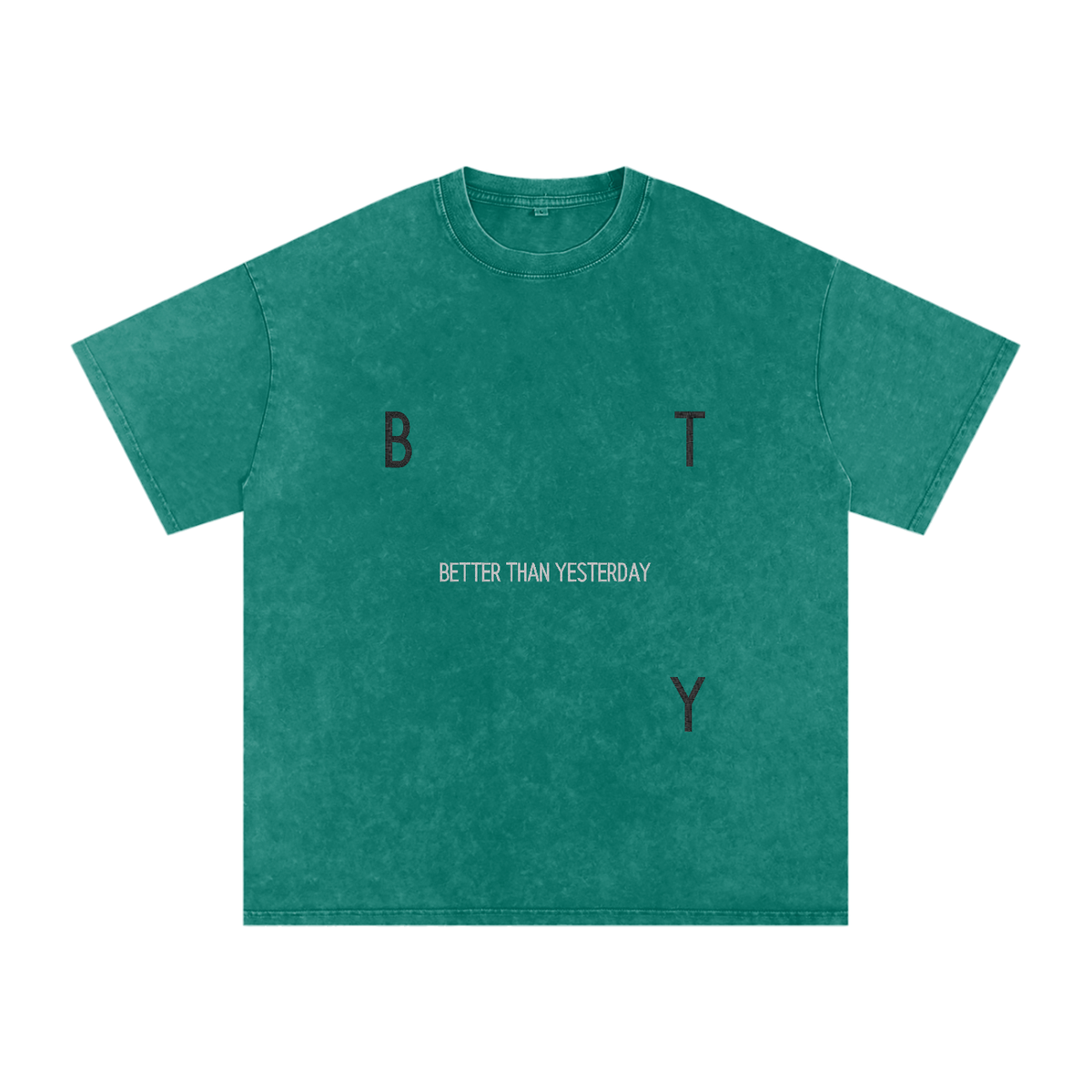 Tee Oversize Délavé Neige — Étendard