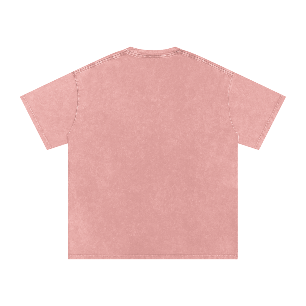 Tee Oversize Délavé Neige — Manifeste