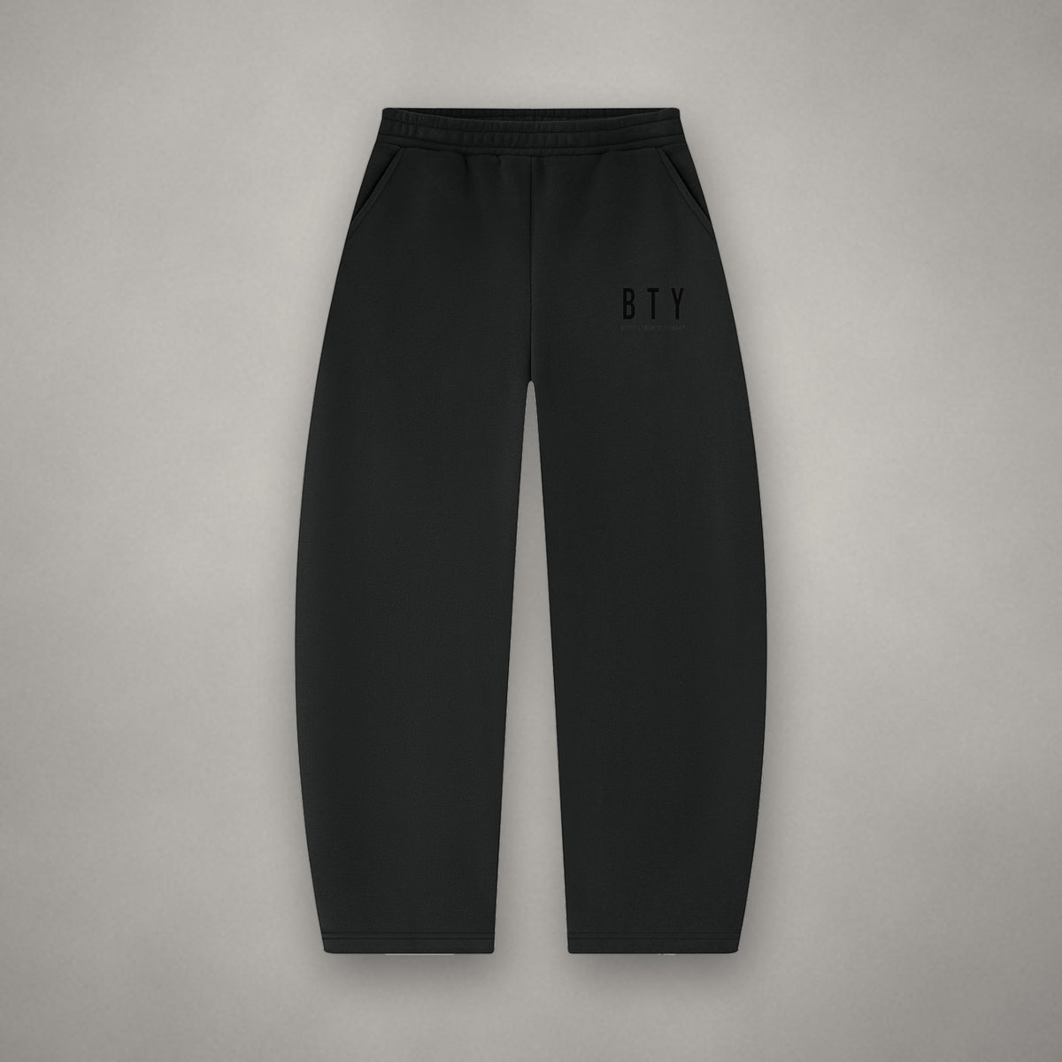 Jogger Barrel Leg Molleton Signature — jogger BTY Concept, streetwear athlétique