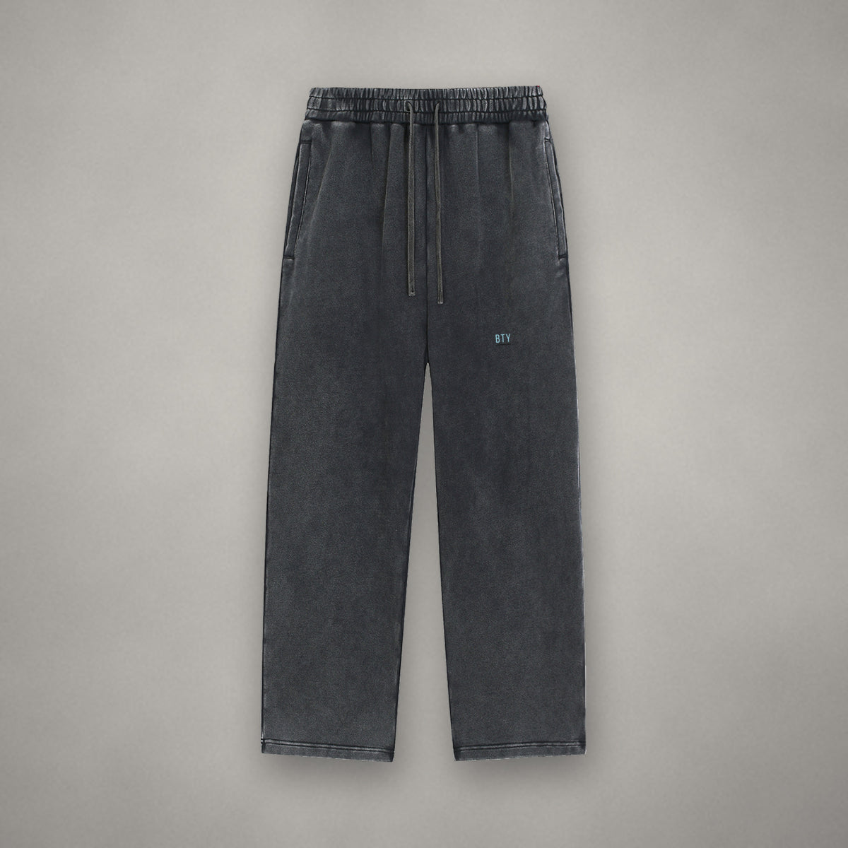 Pantalon Molleton Délavé Neige Signature — jogger BTY Concept, streetwear athlétique