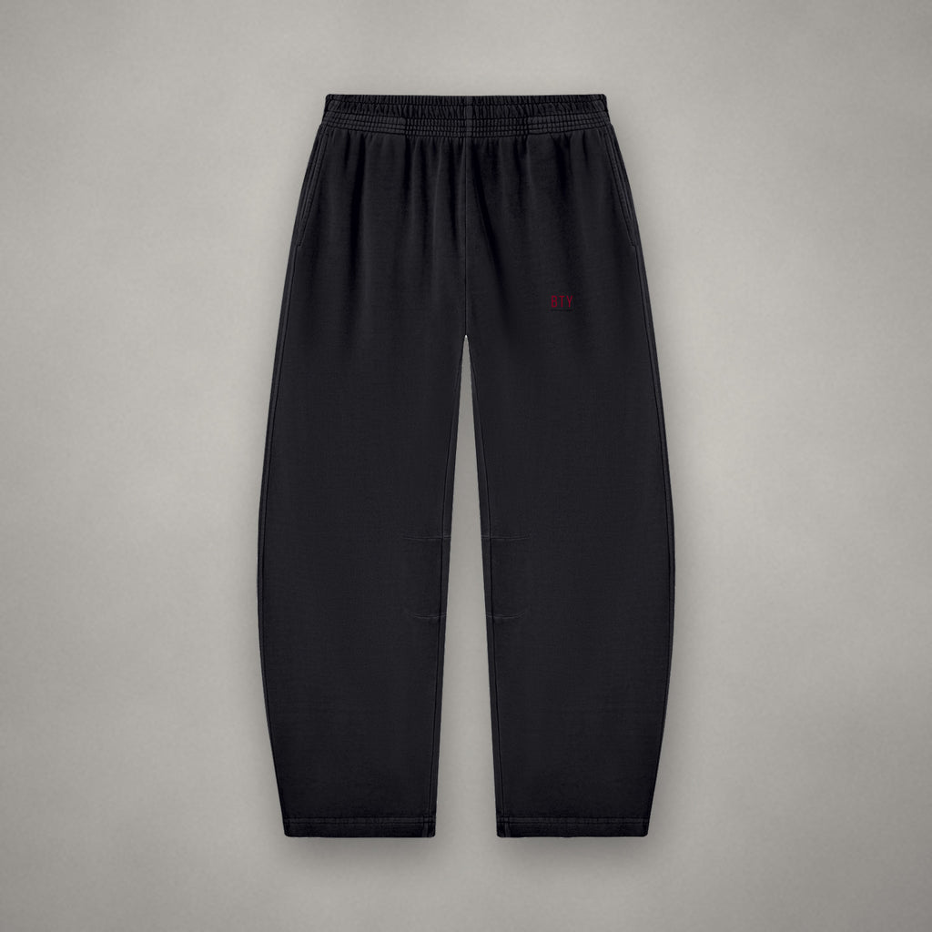 Jogger Barrel Leg Coton Délavé Signature — jogger BTY Concept, streetwear athlétique