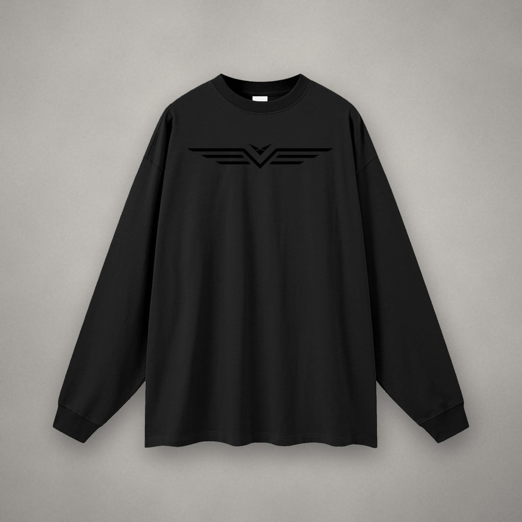 Tee Manches Longues Oversize Glyphe — tee-shirt BTY Concept, streetwear athlétique