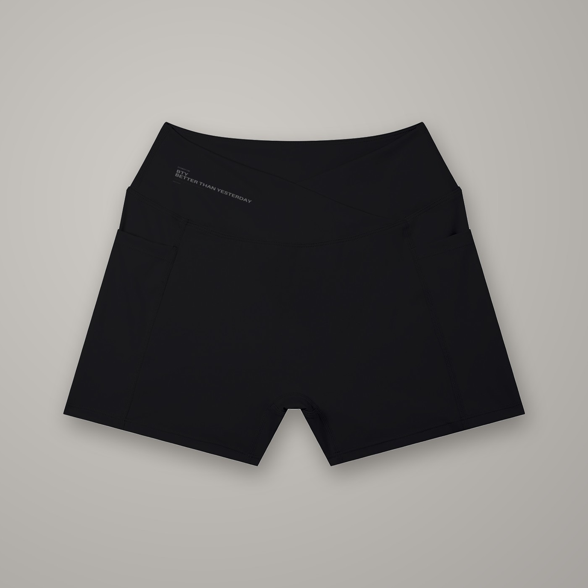Short Yoga Taille Haute à Poches — short BTY Concept, streetwear athlétique