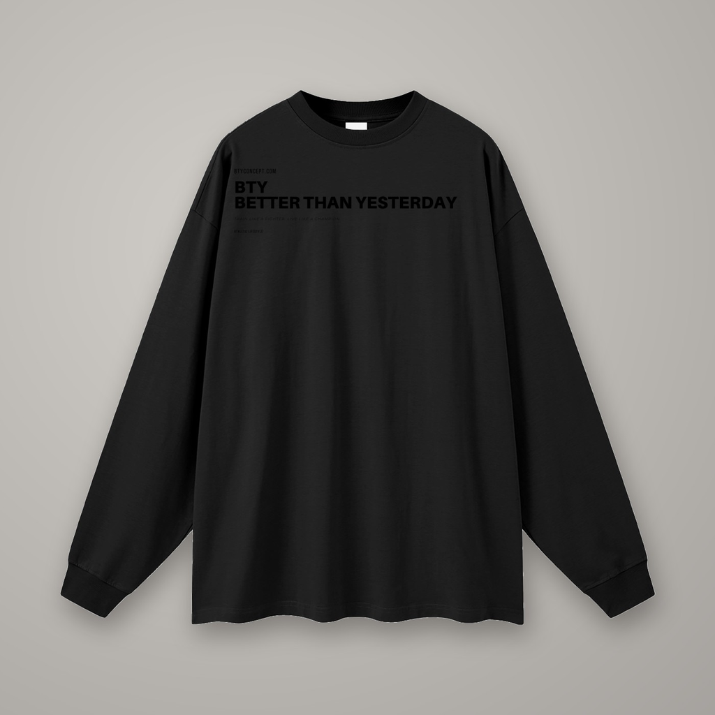 Tee Manches Longues Oversize — tee-shirt BTY Concept, streetwear athlétique