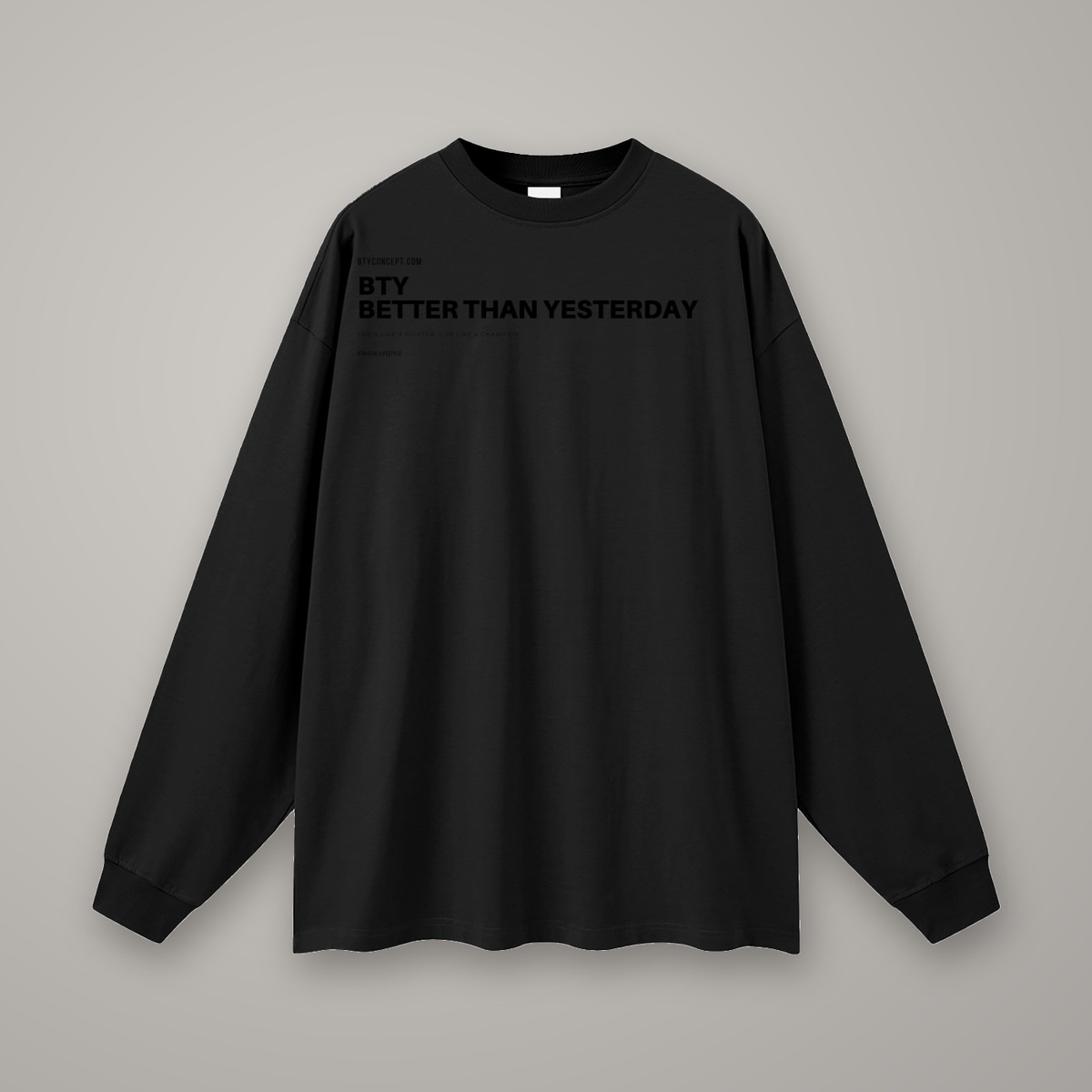 Tee Manches Longues Oversize — tee-shirt BTY Concept, streetwear athlétique