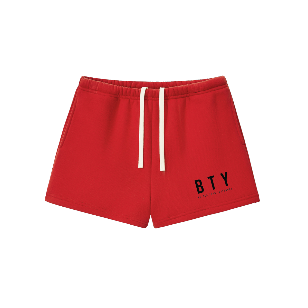 Short Molleton Cordon Coupe Féminine