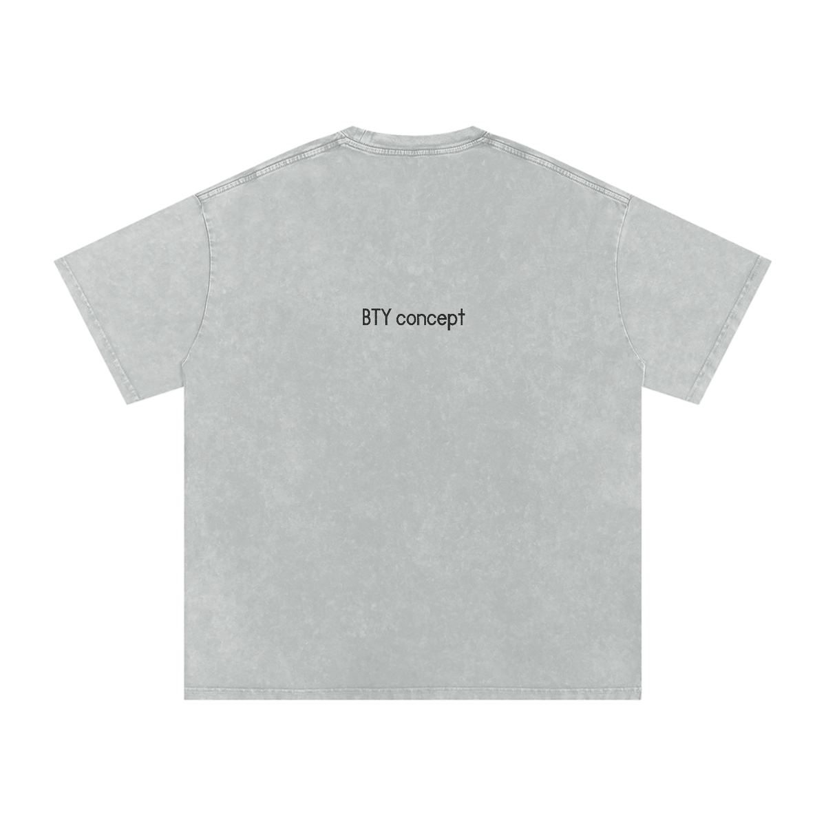 Tee Oversize Délavé Neige — Étendard