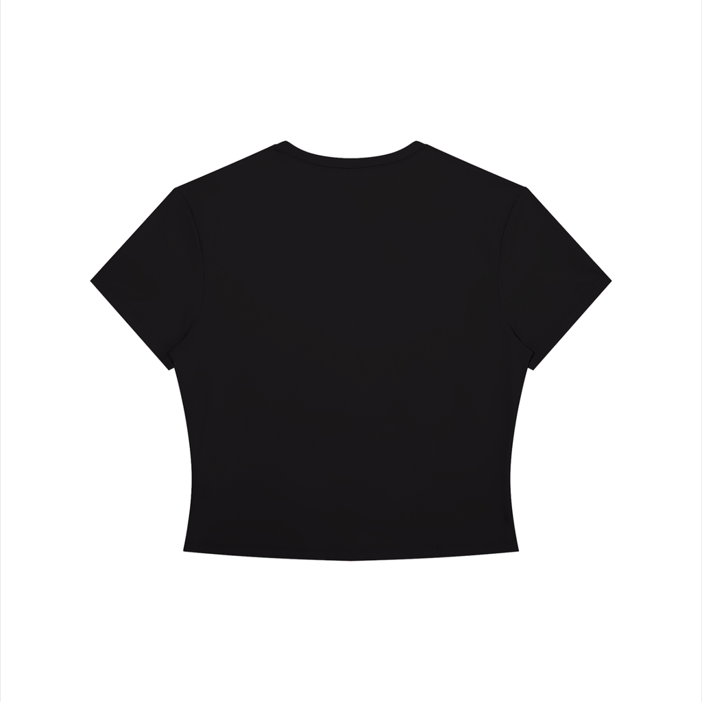 Crop Tee Sport Col Rond