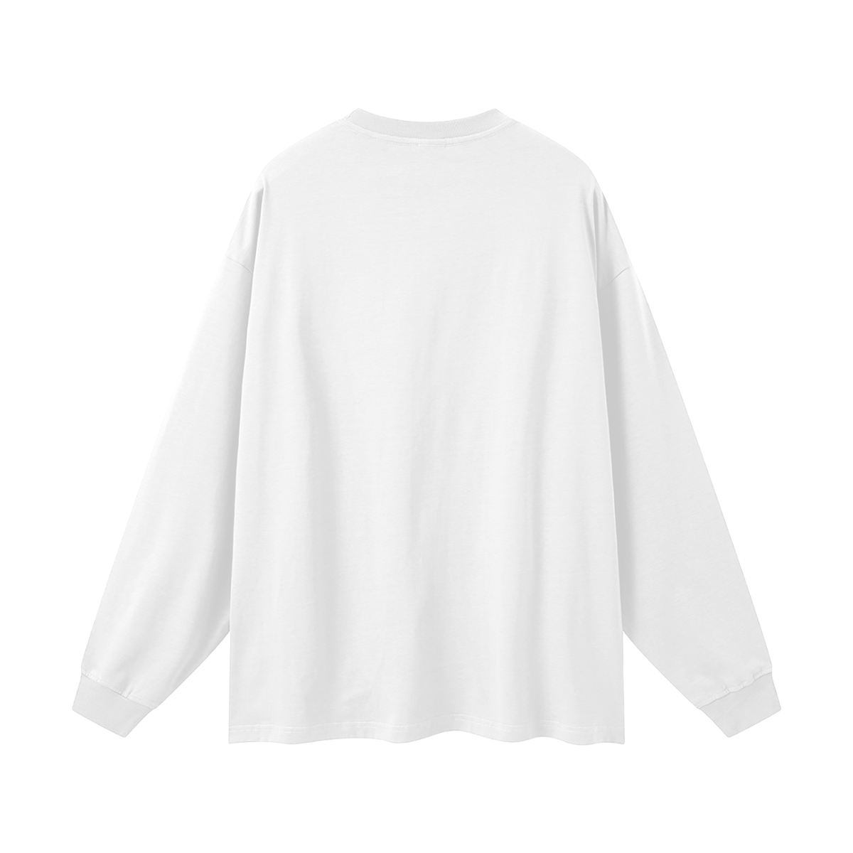Tee Manches Longues Oversize — Signature Rouge