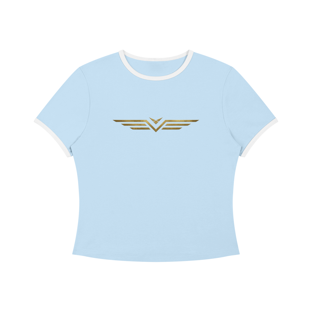 Tee Bicolore Col Rond