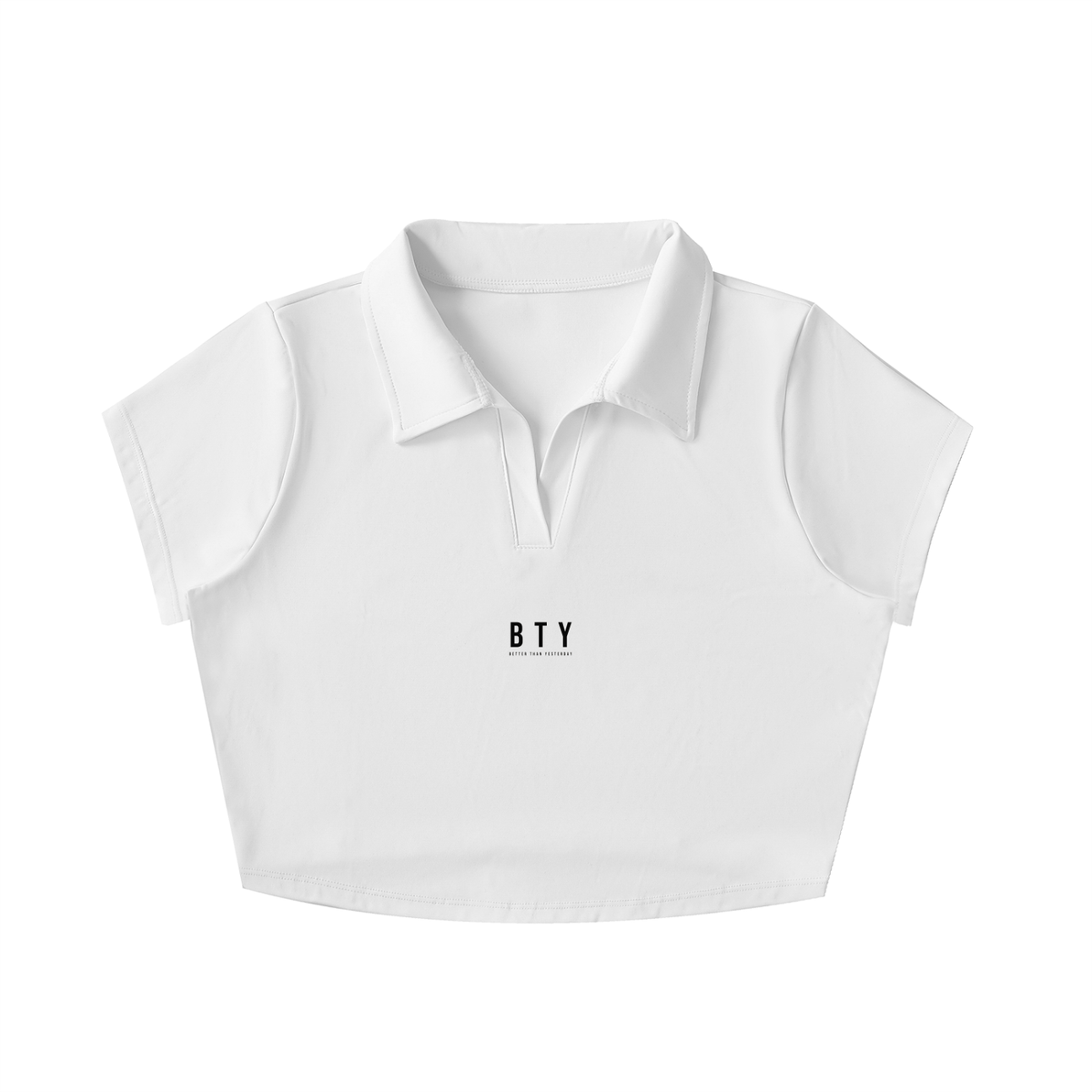 Crop Polo Col V — Signature