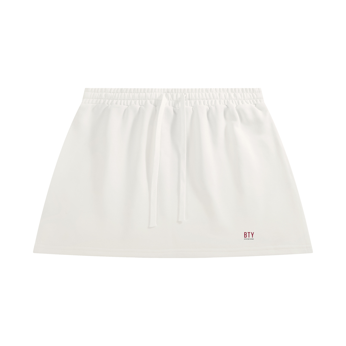 Mini-Jupe Trapèze — Signature Rouge
