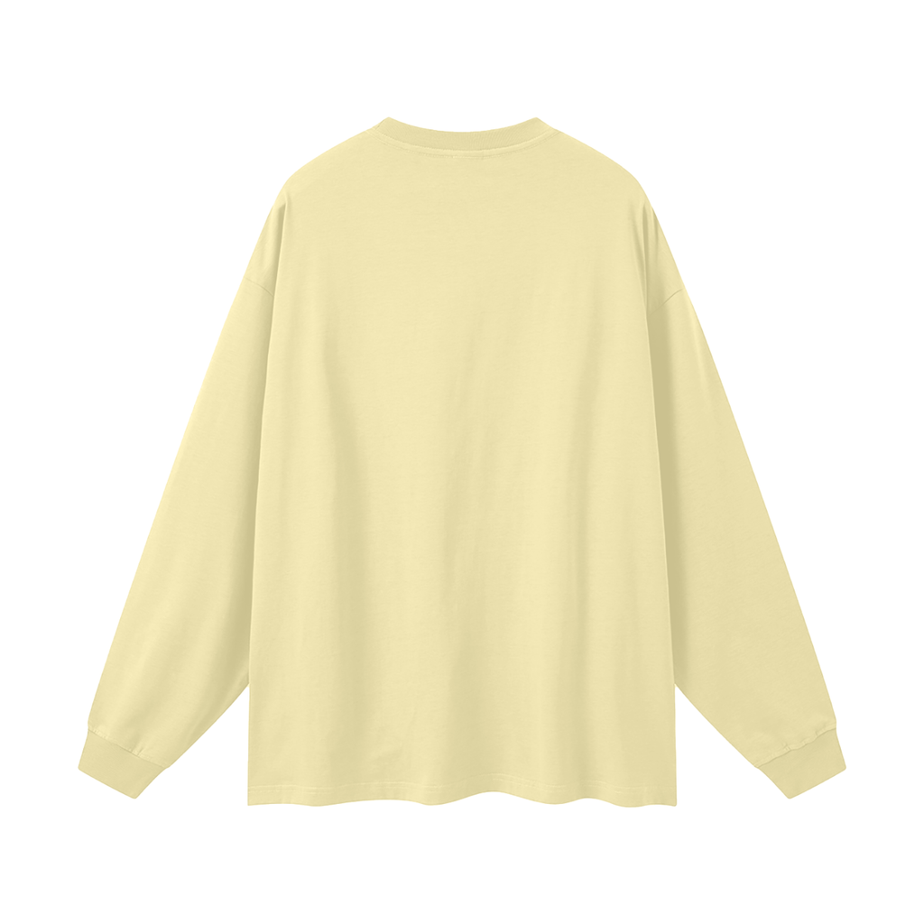 Tee Manches Longues Oversize — Signature Rouge