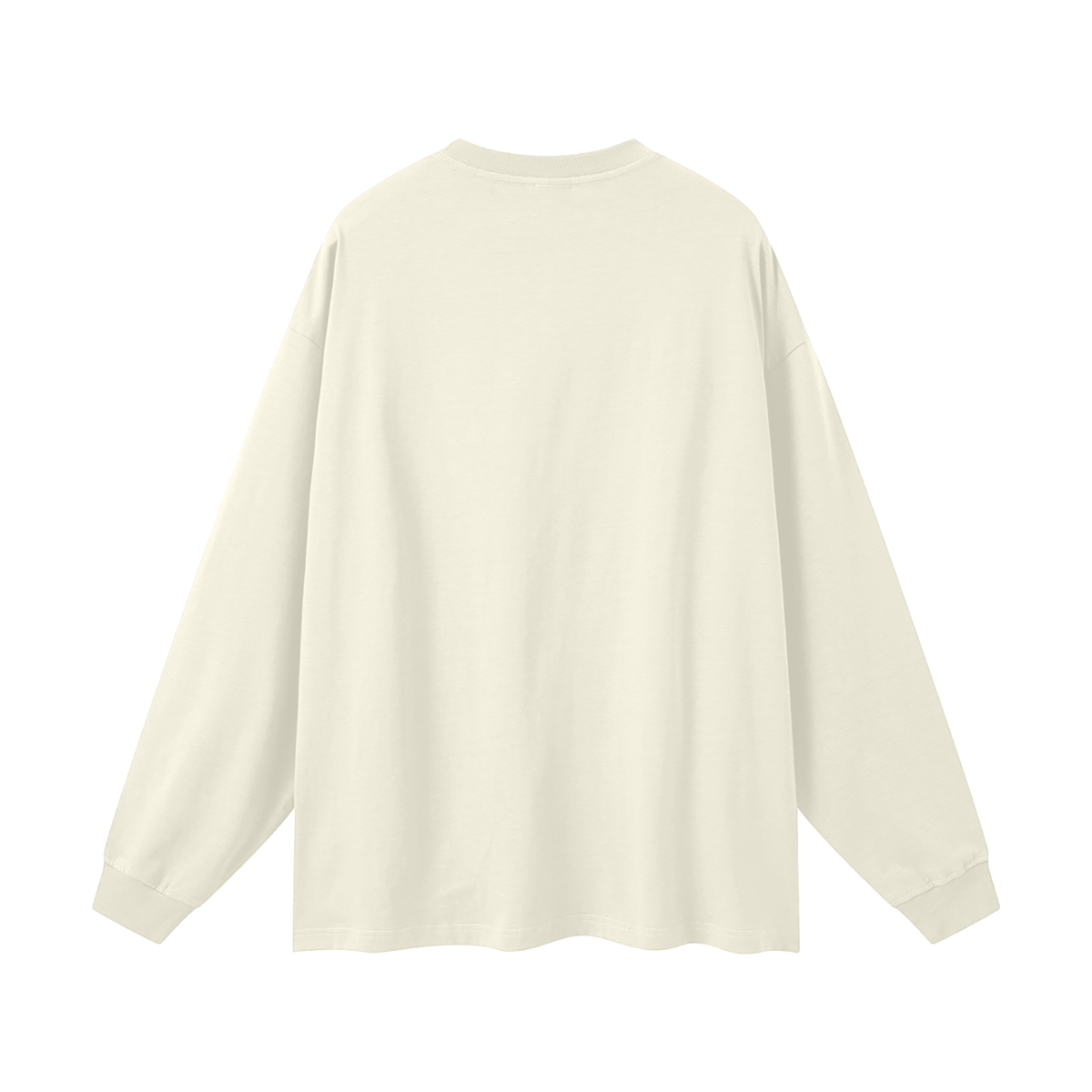 Tee Manches Longues Oversize — Signature Rouge