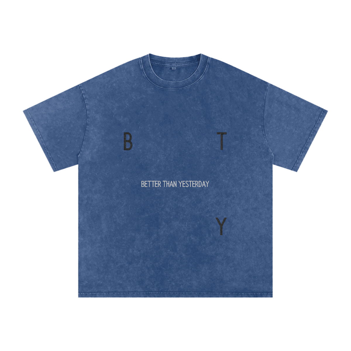 Tee Oversize Délavé Neige — Étendard