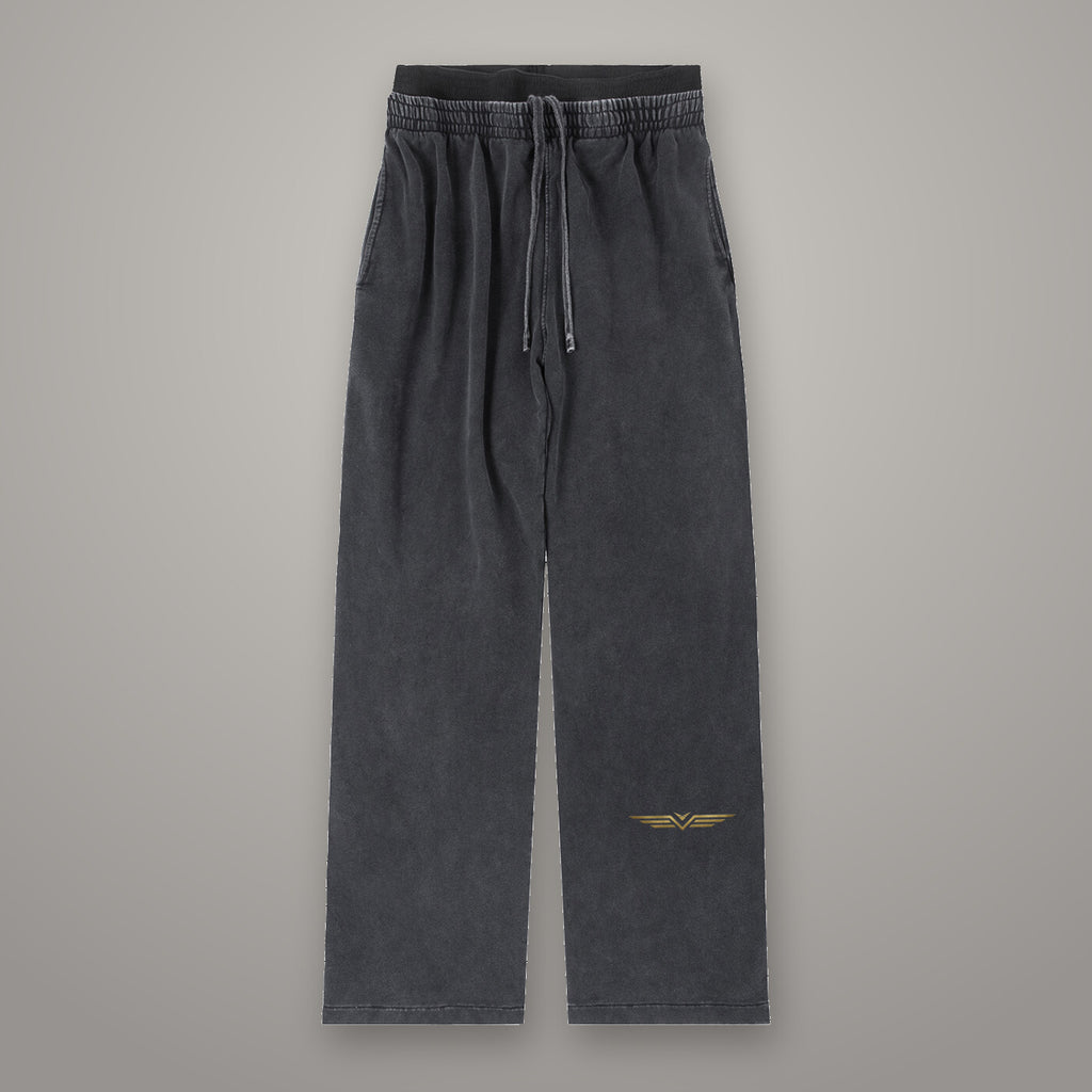 Pantalon Taille Haute Délavé Vintage — pantalon BTY Concept, streetwear athlétique