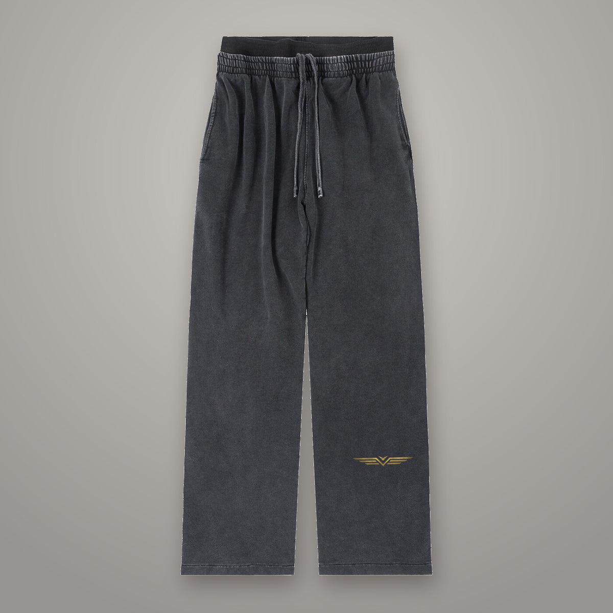 Pantalon Taille Haute Délavé Vintage — pantalon BTY Concept, streetwear athlétique