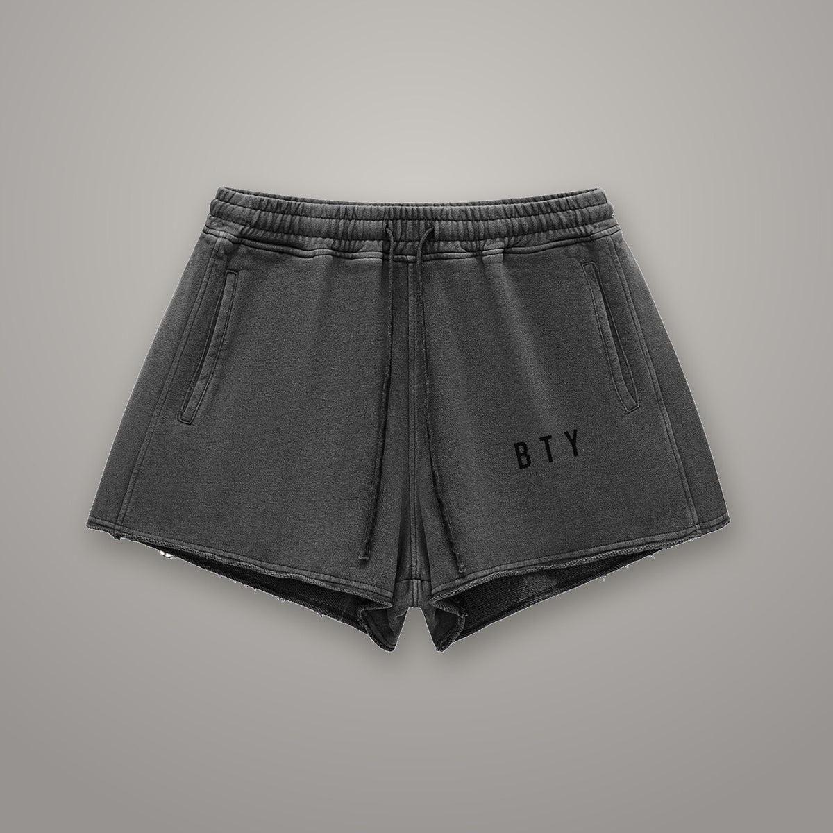 Short Bords Francs Délavé Neige — short BTY Concept, streetwear athlétique