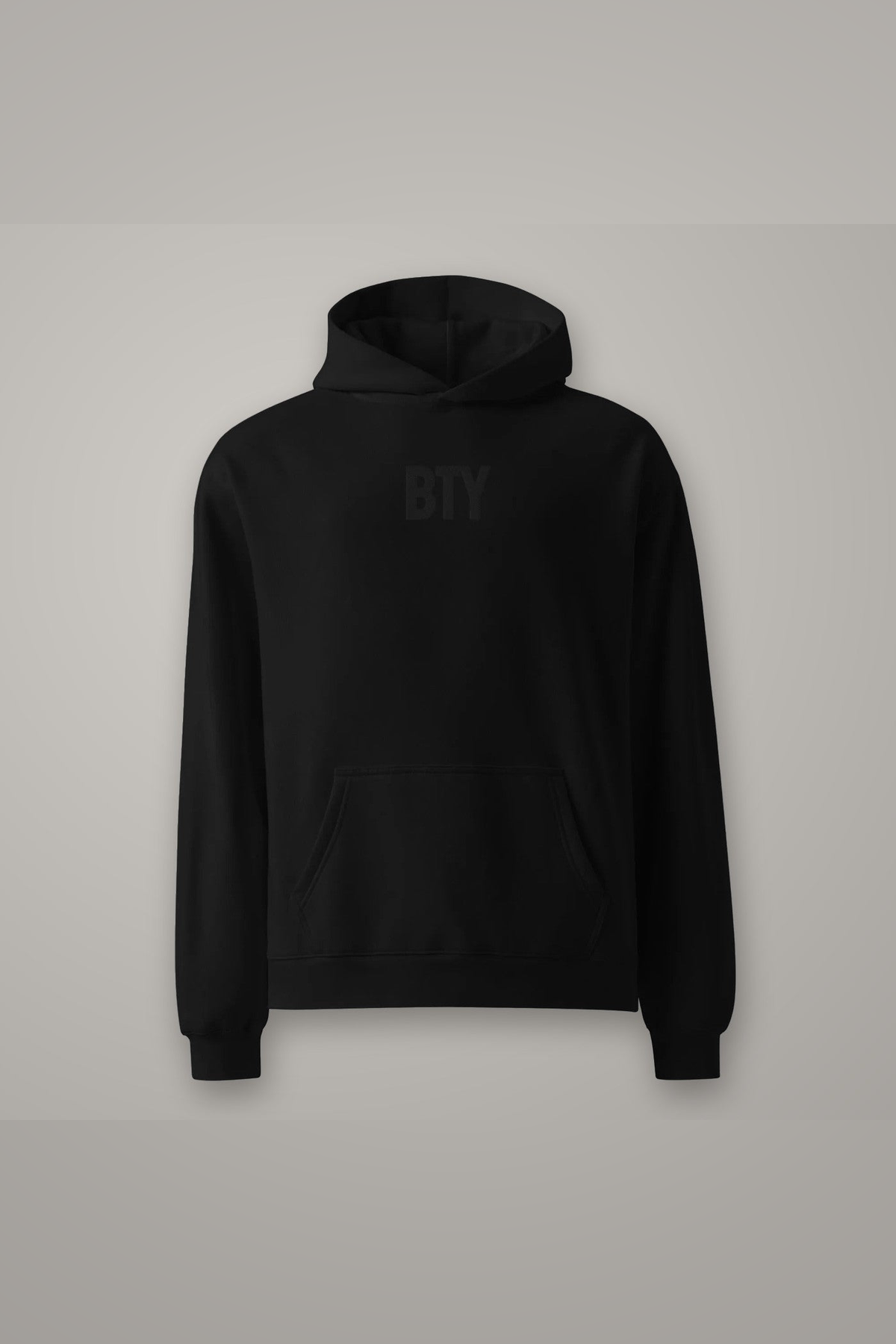 Hoodie Oversize Molleton, packshot BTY vertical