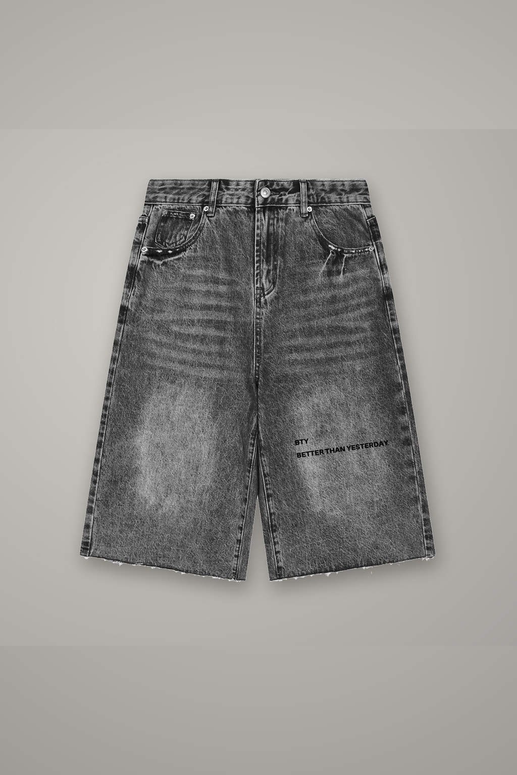 Short en Jean Wide Leg — short BTY Concept, streetwear athlétique