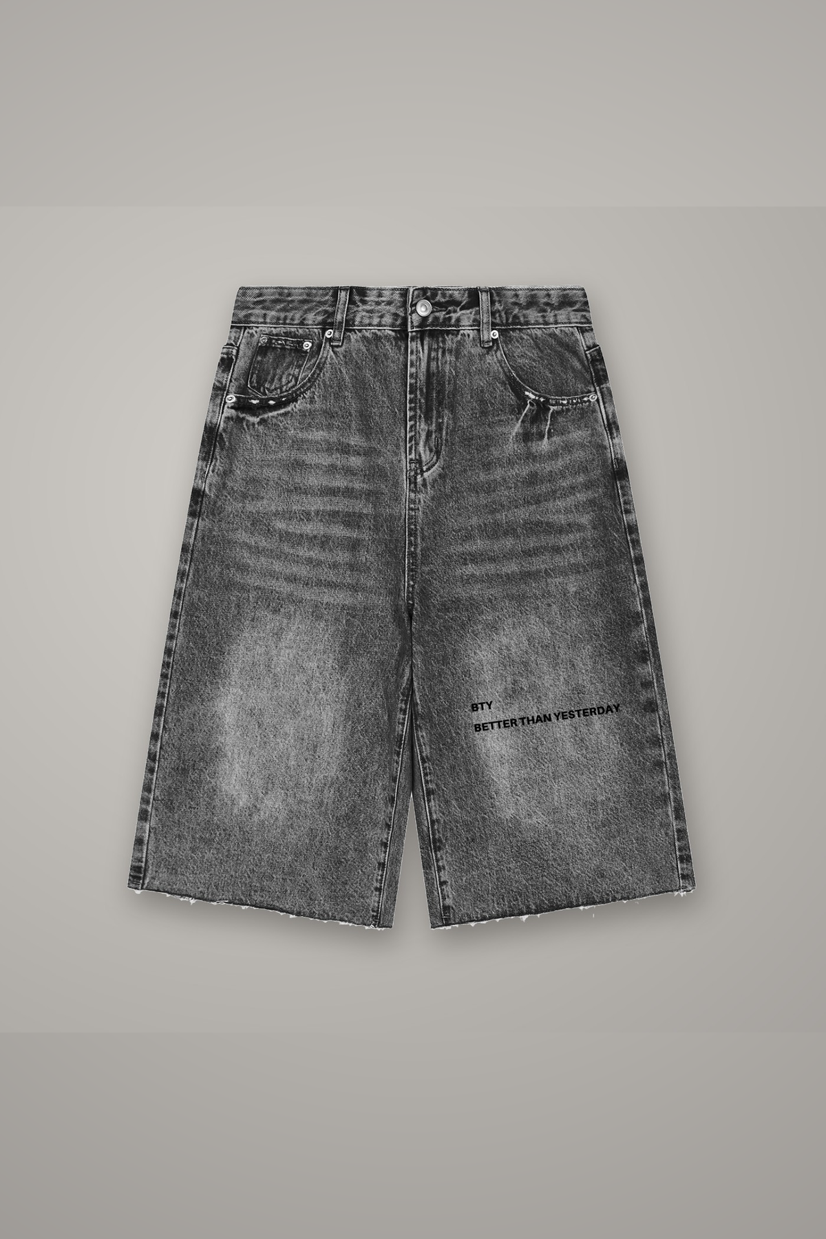 Short en Jean Wide Leg — short BTY Concept, streetwear athlétique
