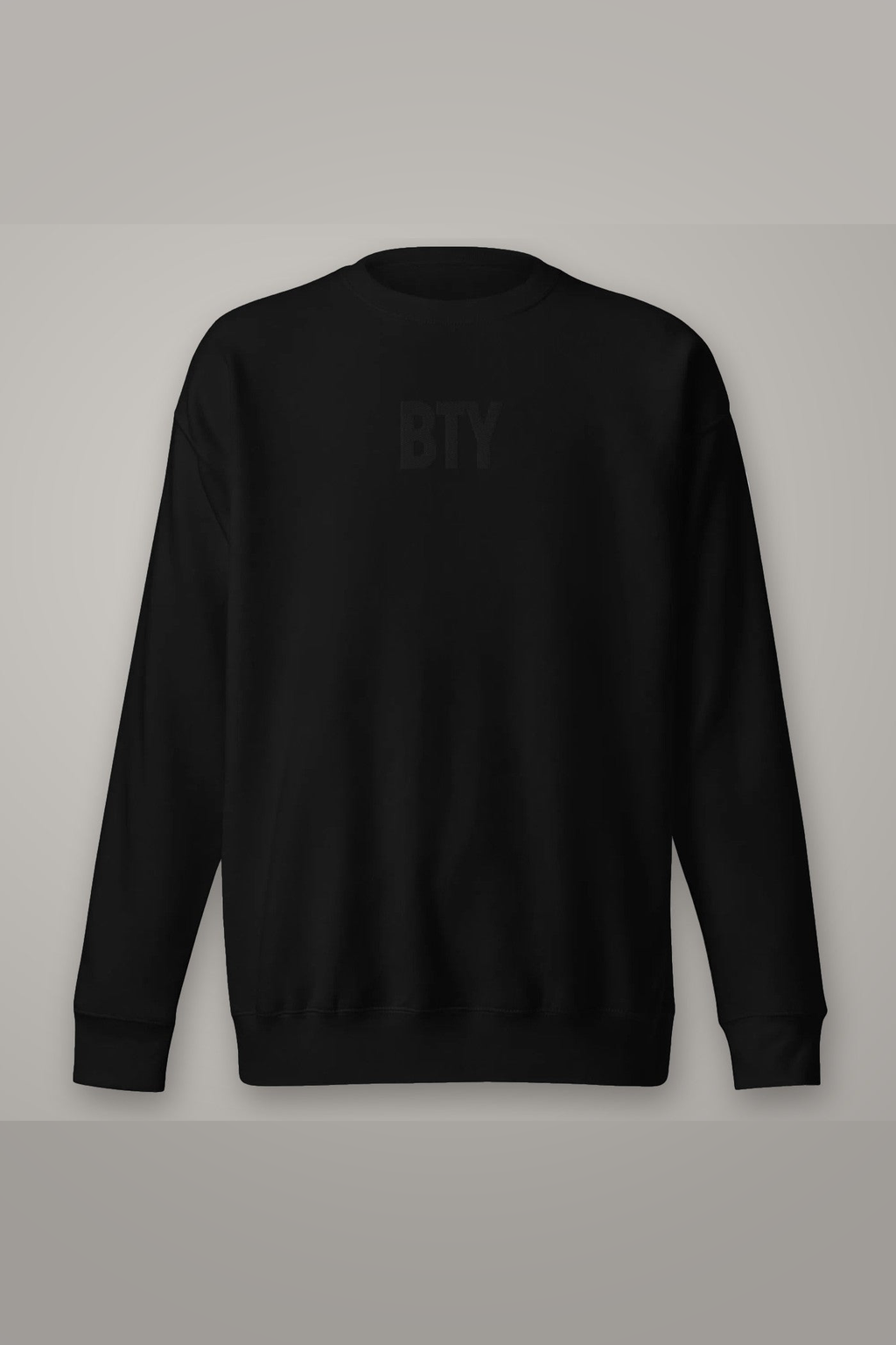 Sweat Col Rond Premium, packshot BTY vertical