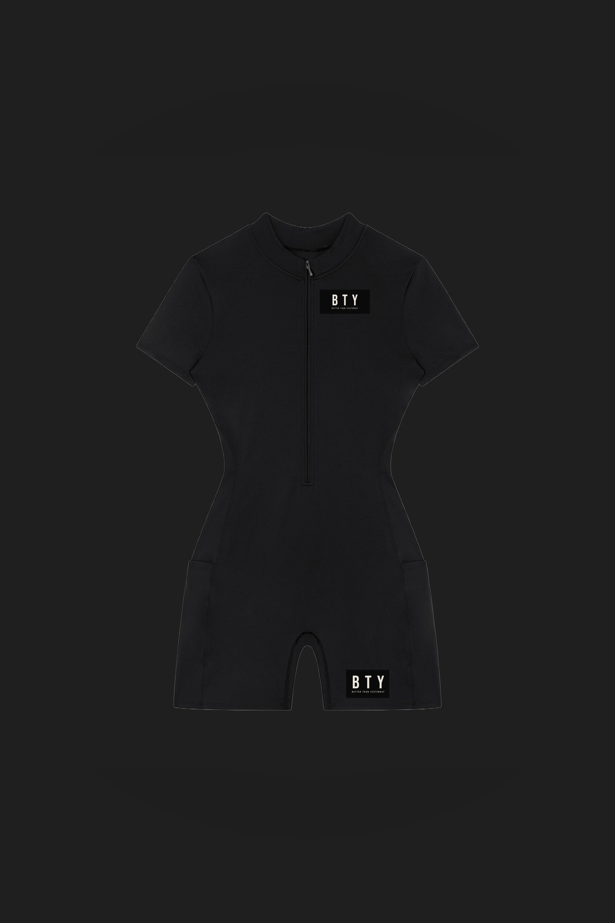 TRÊVE — Romper Quart-Zip, combinaison BTY Concept, streetwear athlétique
